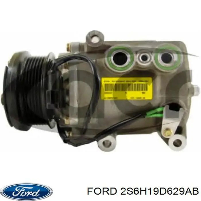 2S6H19D629AB Ford compresor de aire acondicionado