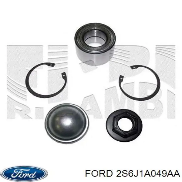 2S6J 1A049-AA Ford cojinete de rueda trasero