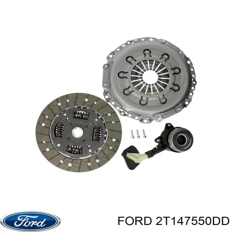 2T147550DD Ford kit de embrague (3 partes)