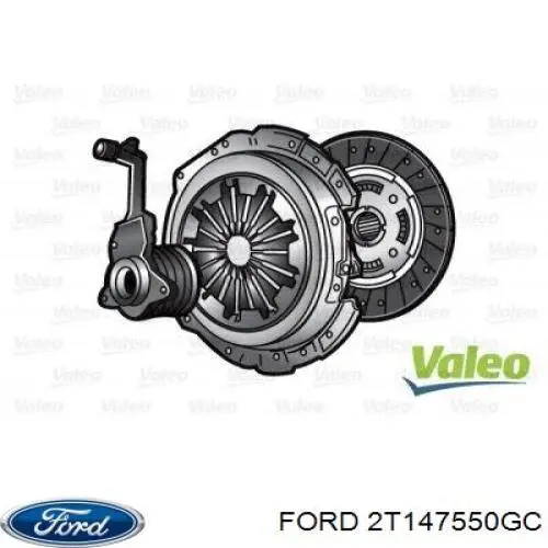 2T147550GC Ford kit de embrague (3 partes)