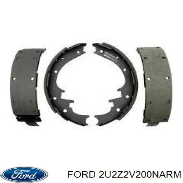 2U2Z2V200NARM Ford zapatas de frenos de tambor traseras