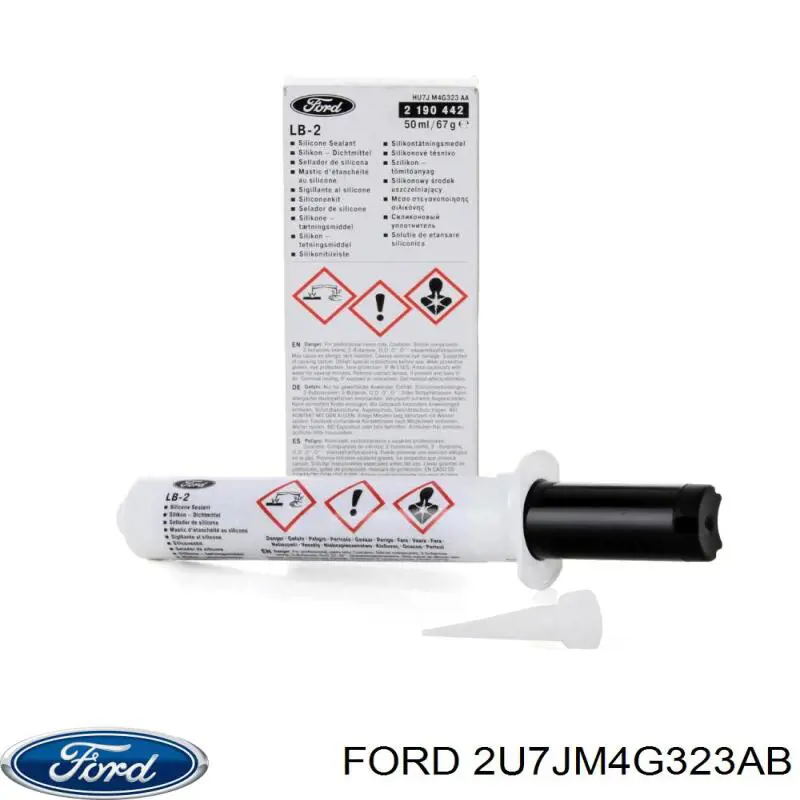 2U7J M4G323 AB Ford material de estanqueidad de motor resistente al calor