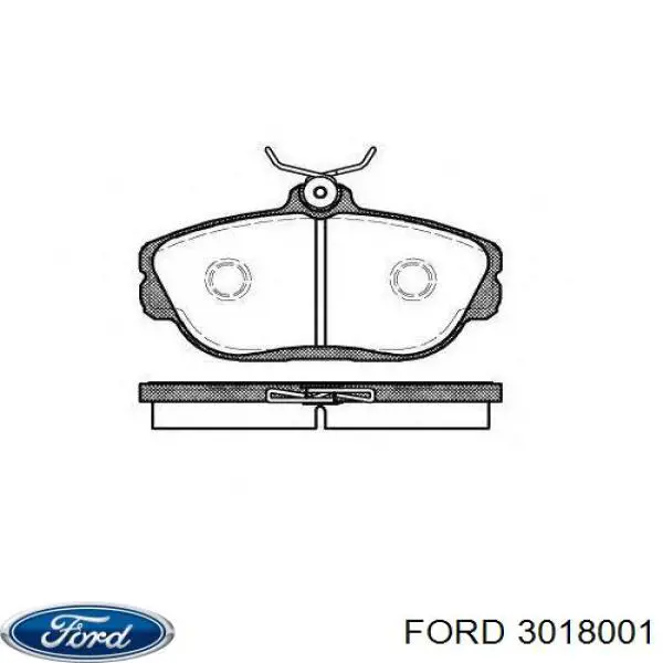 3899201 Ford pastillas de freno delanteras