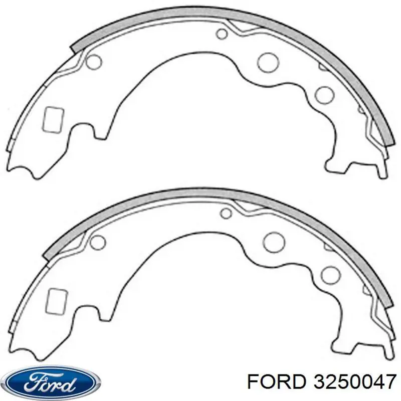 3250047 Ford zapatas de frenos de tambor traseras