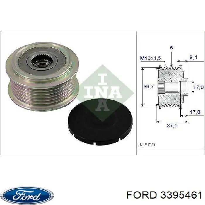 3395461 Ford alternador