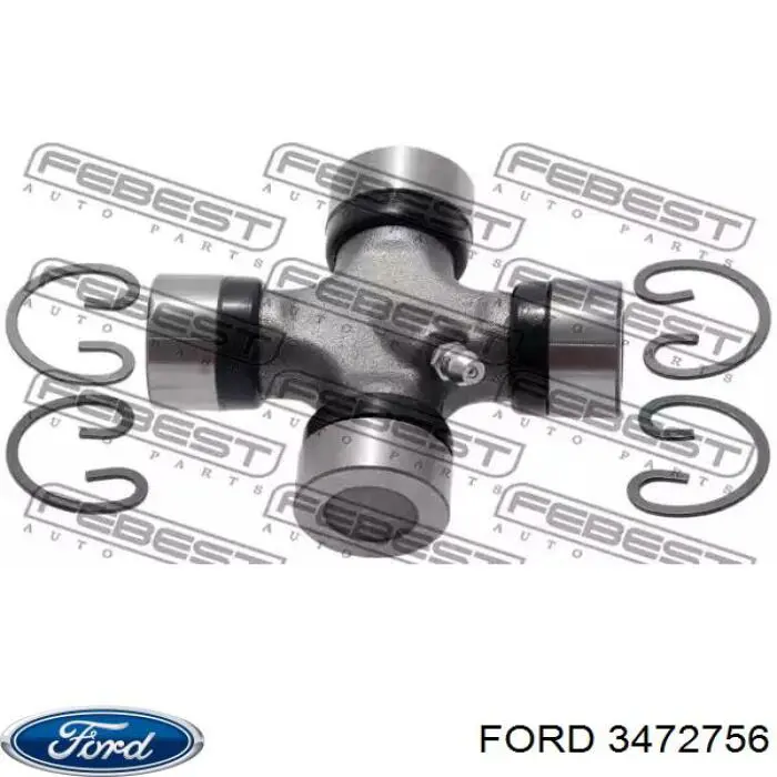 3472756 Ford cruceta de árbol de cardán trasero