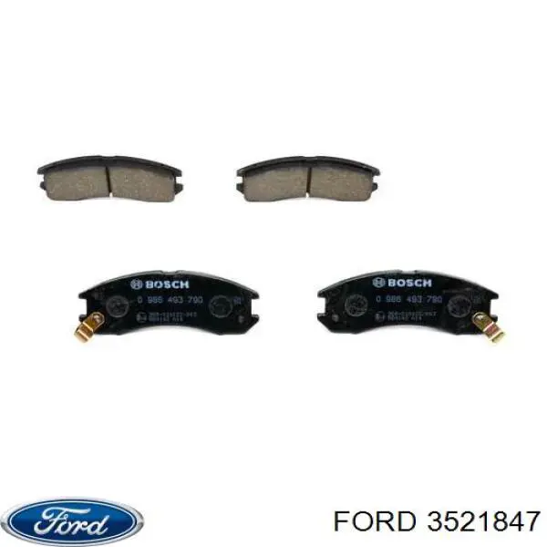 3521847 Ford pastillas de freno delanteras