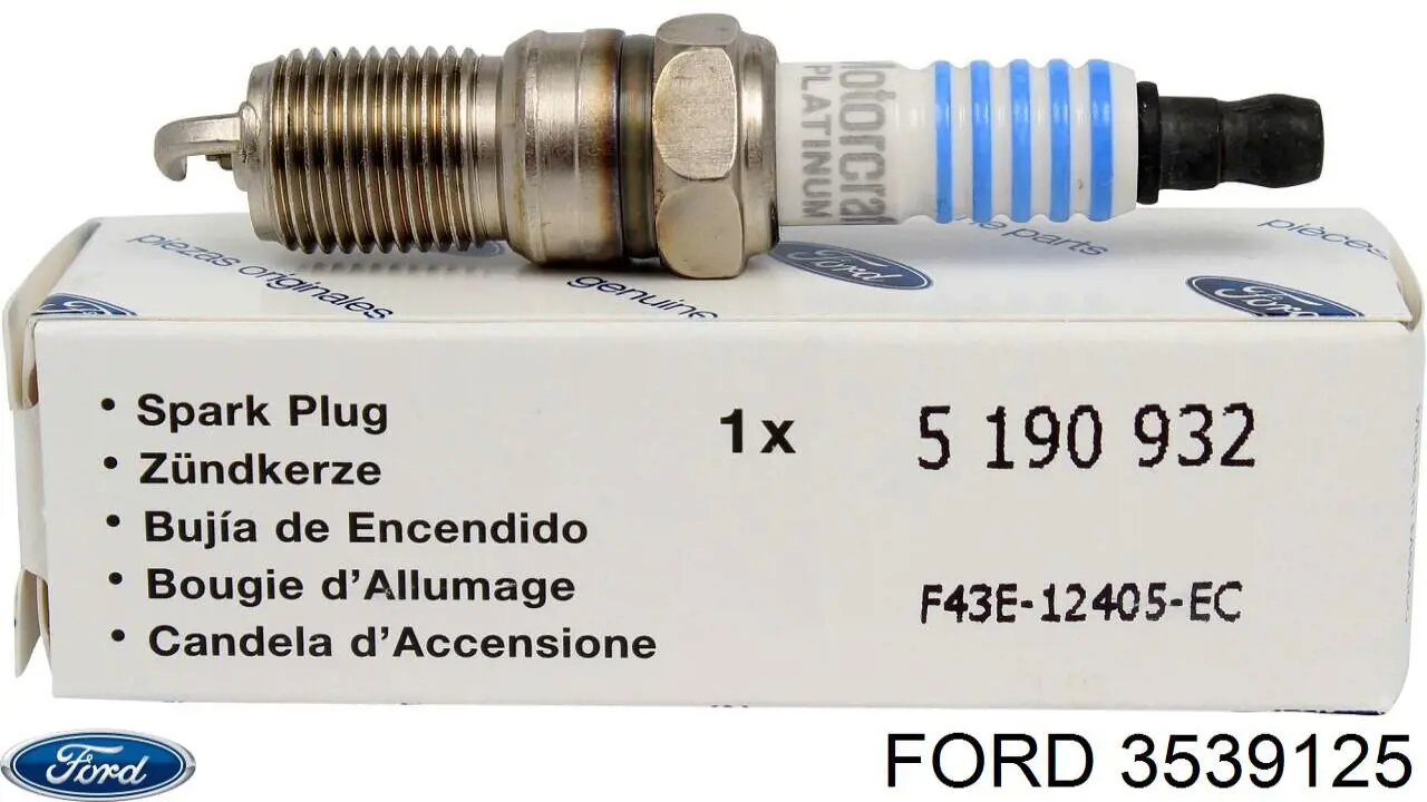 3539125 Ford bujía de encendido