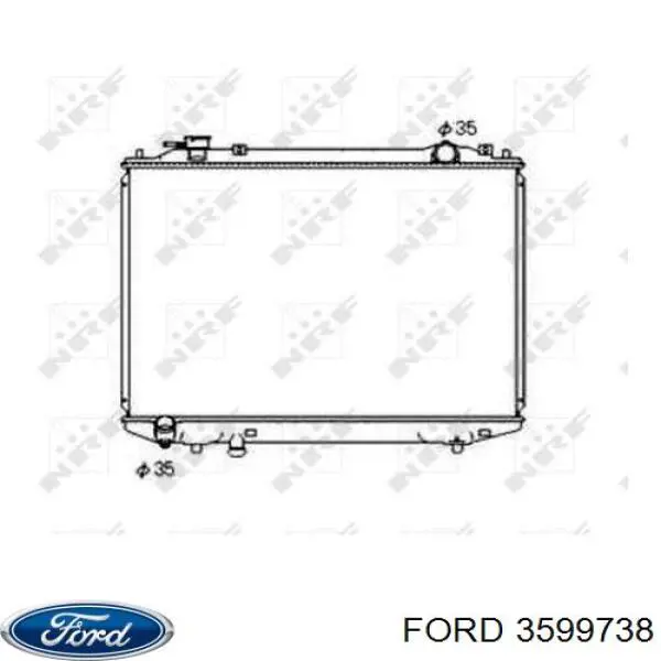 3599738 Ford radiador refrigeración del motor