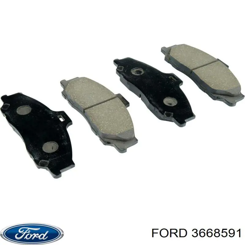 3668591 Ford pastillas de freno delanteras