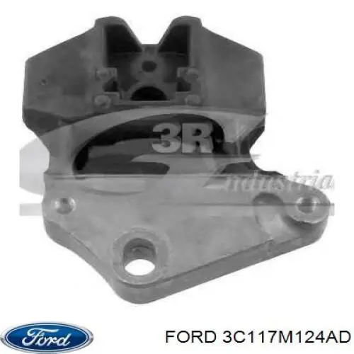 3C117M124AD Ford soporte motor izquierdo