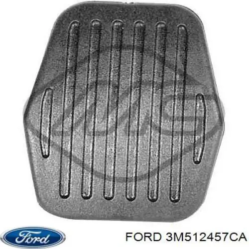  Revestimiento del pedal, pedal de embrague para Ford Focus 3 