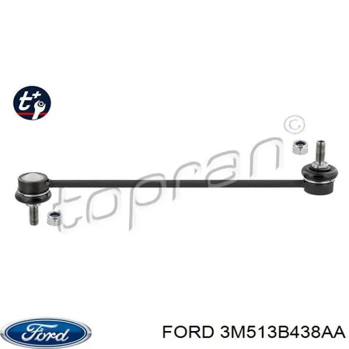 3M513B438AA Ford soporte de barra estabilizadora delantera