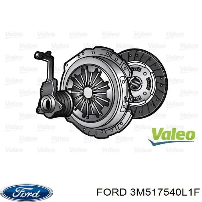 3M517540L1F Ford kit de embrague (3 partes)