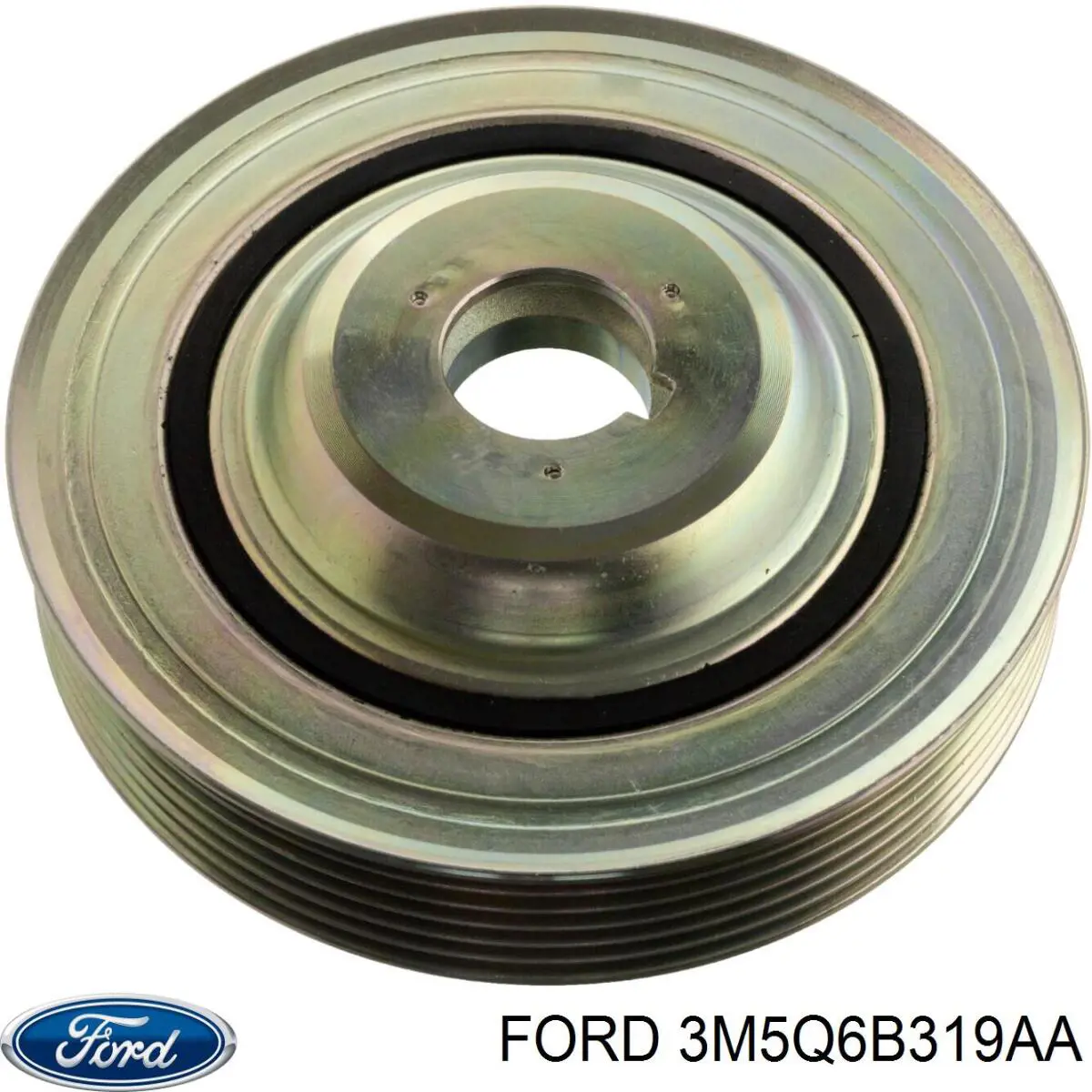 3M5Q6B319AA Ford polea, cigüeñal