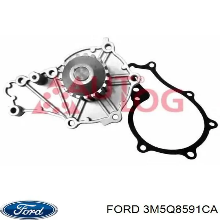 3M5Q8591CA Ford bomba de agua