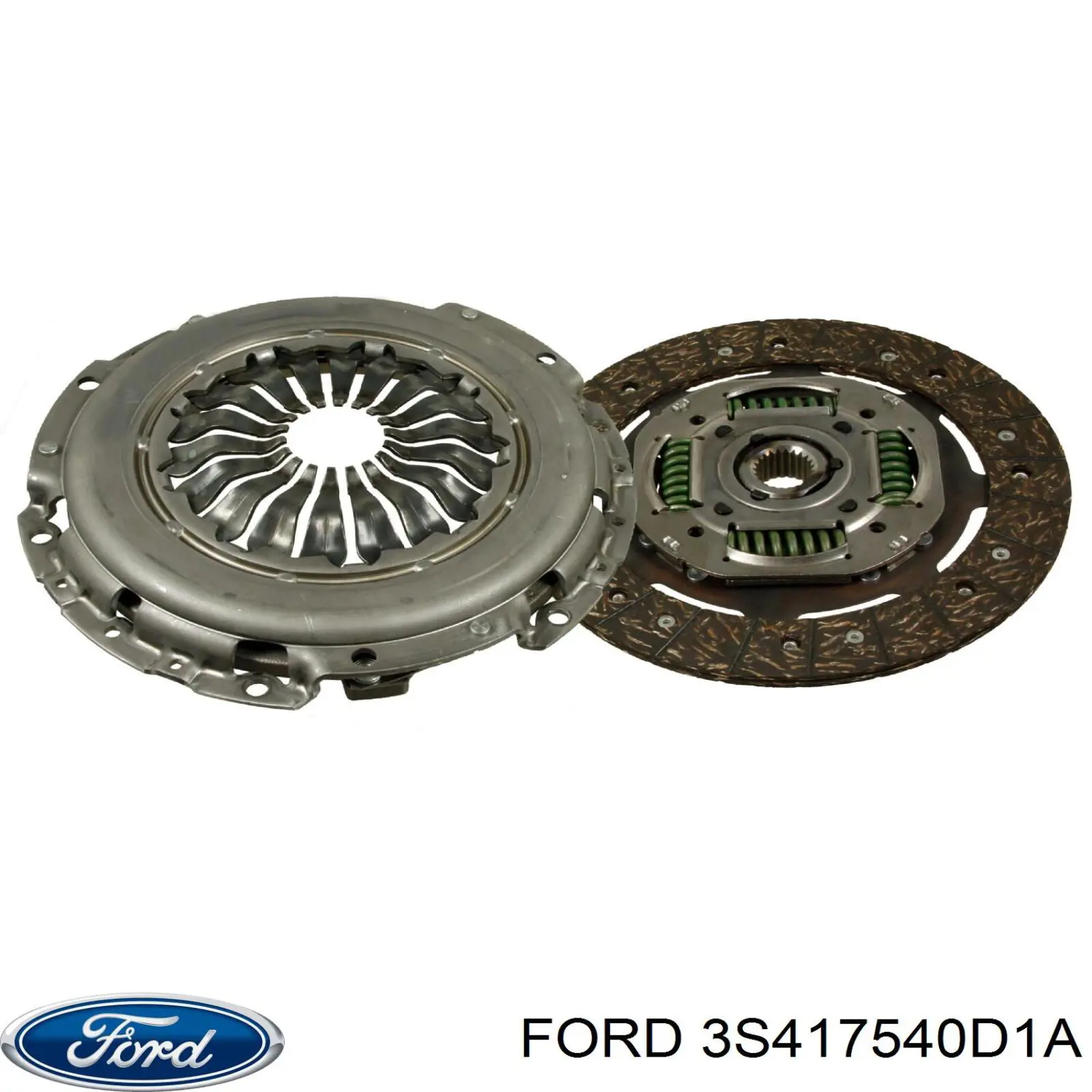 3S4 175 40D 1A Ford kit de embrague (3 partes)