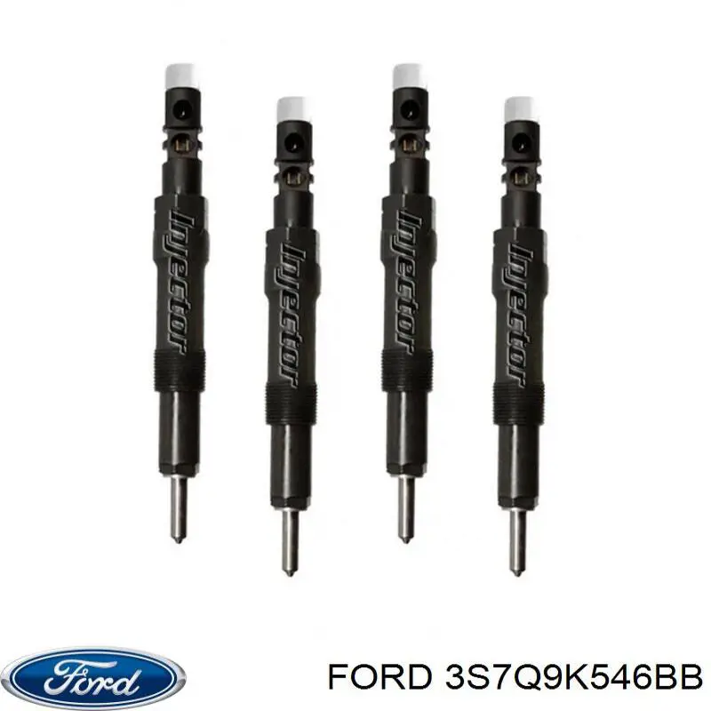 3S7Q9K546BB Ford inyector de combustible