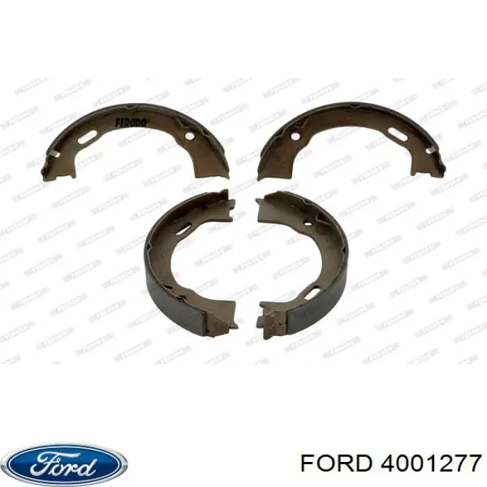 4001277 Ford juego de zapatas de frenos, freno de estacionamiento