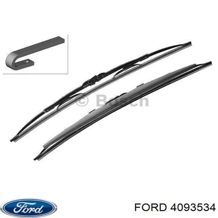  Limpiaparabrisas de luna delantera copiloto para Ford Maverick 3 