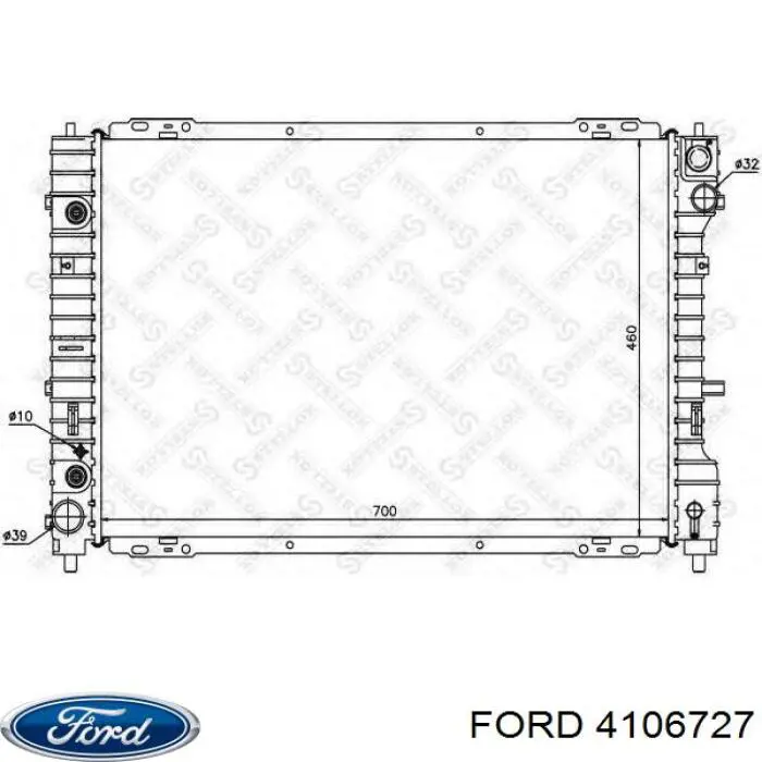 4106727 Ford radiador refrigeración del motor