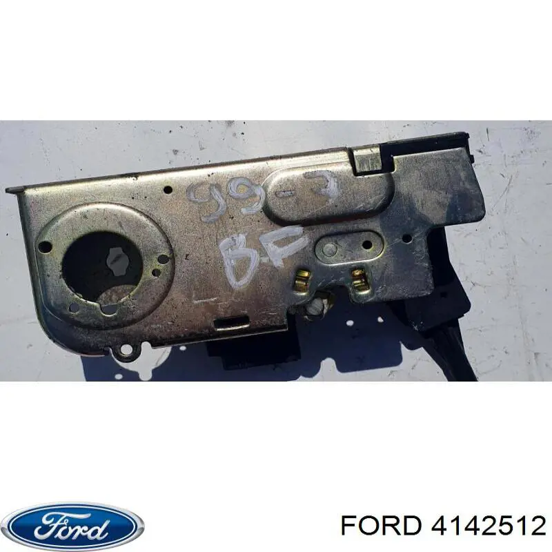 4142512 Ford cerradura de puerta delantera derecha