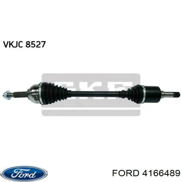 4166489 Ford árbol de transmisión delantero derecho