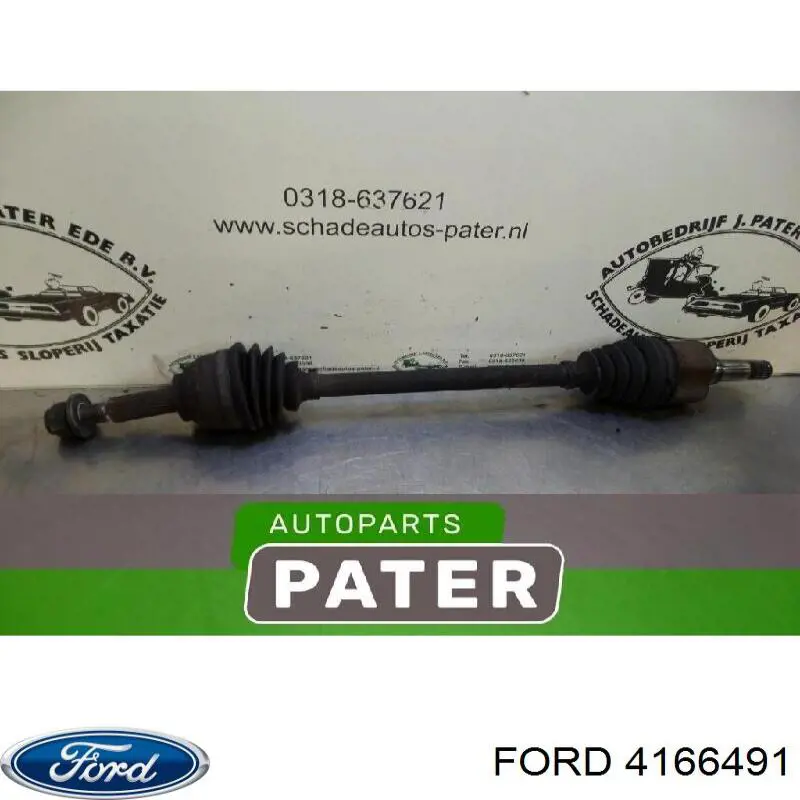 4166491 Ford árbol de transmisión delantero izquierdo