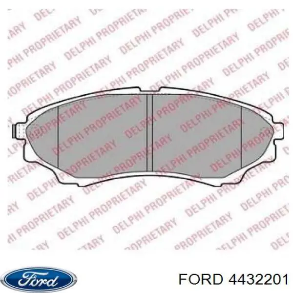 4432201 Ford pastillas de freno delanteras