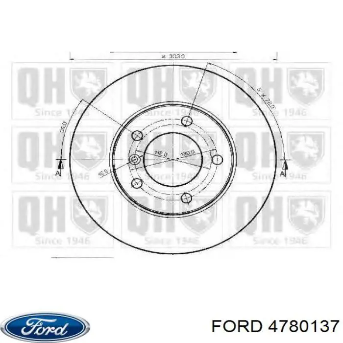 4780137 Ford fuelle, dirección