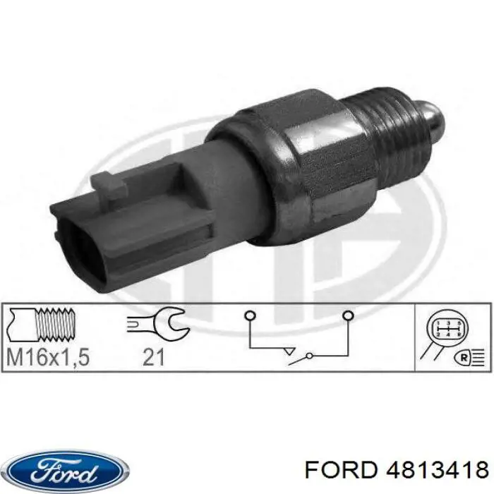 4813418 Ford interruptor, piloto de marcha atrás