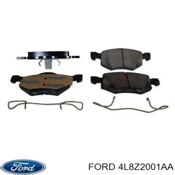 4L8Z2001AA Ford pastillas de freno delanteras