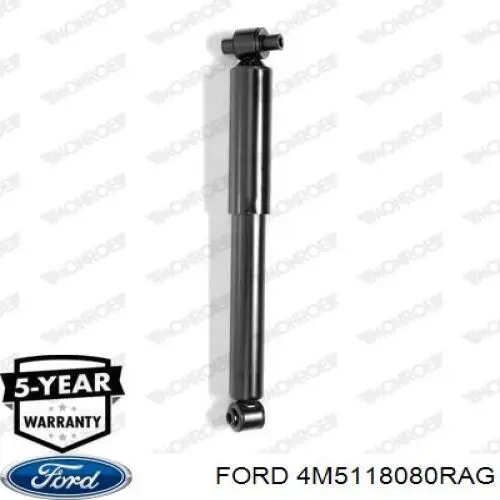 4M5118080RAG Ford amortiguador trasero