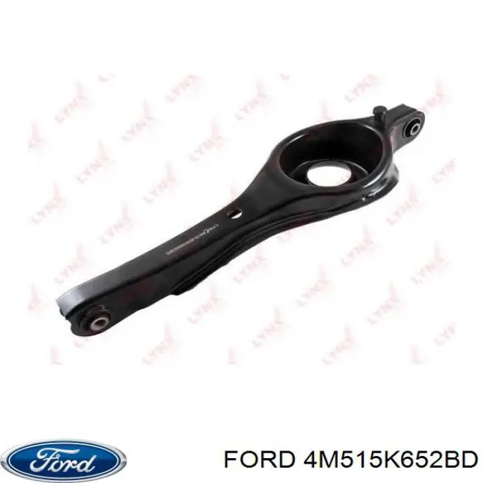 4M515K652BD Ford palanca trasera inferior izquierda/derecha