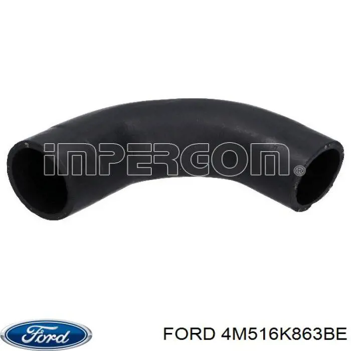 4M516K863BE Ford tubo flexible de aire de sobrealimentación, de turbina