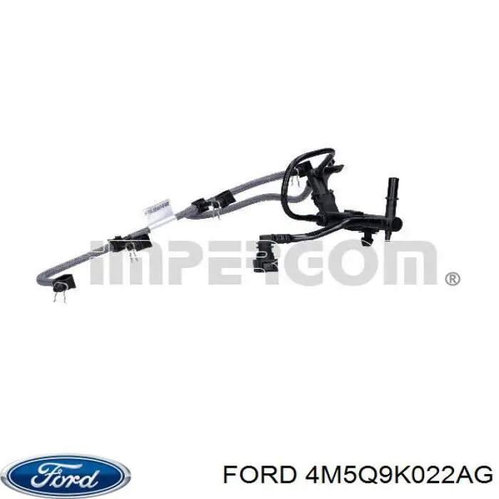 4M5Q9K022AG Ford tubo de combustible atras de las boquillas