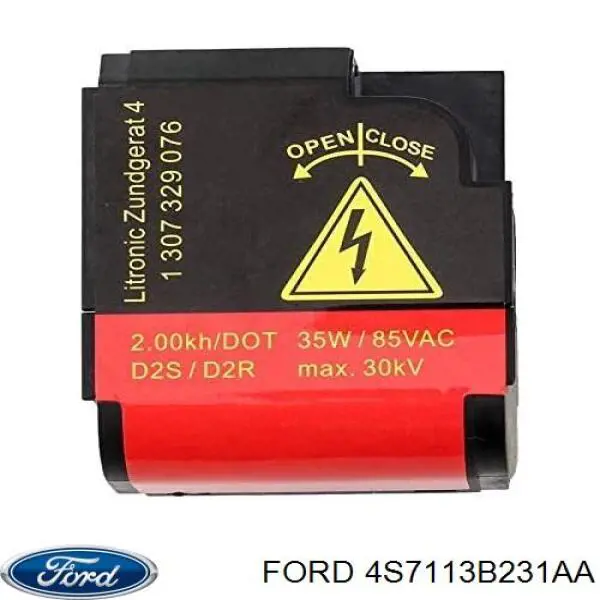 4S7113B231AA Ford modulo de control de faros (ecu)