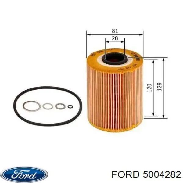 5004282 Ford filtro de aceite