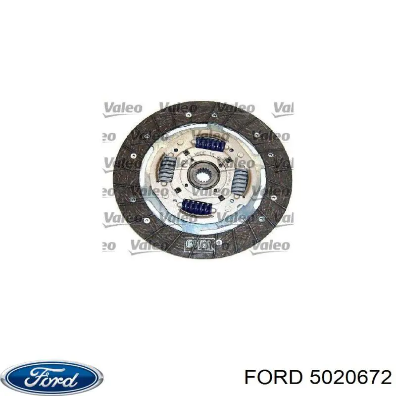 5020672 Ford kit de embrague (3 partes)