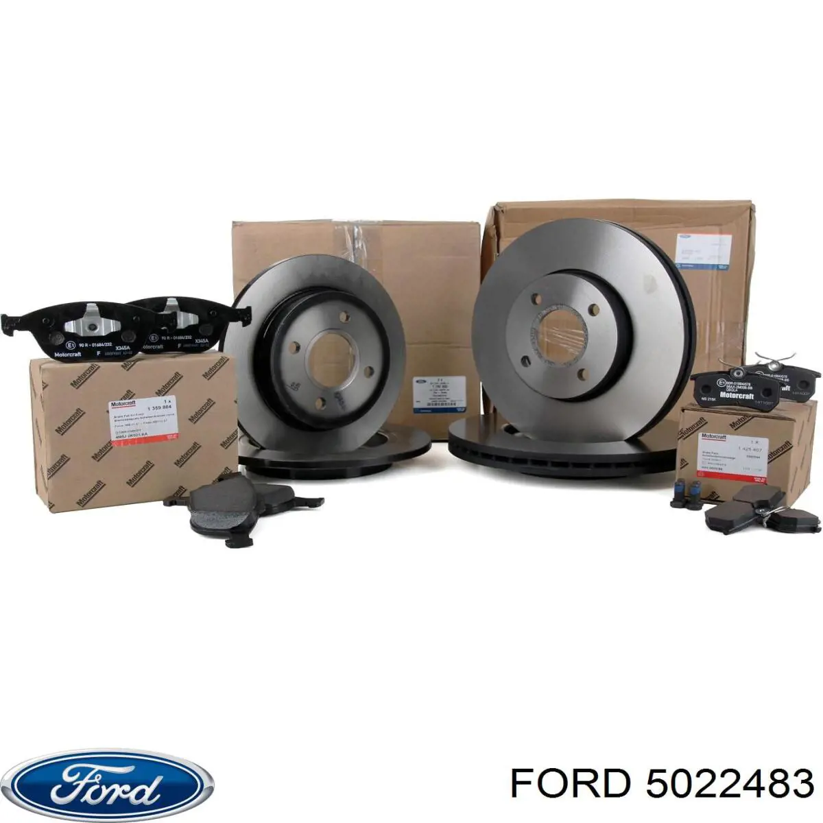 5022483 Ford disco de freno trasero