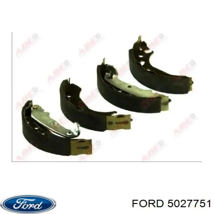 5027751 Ford zapatas de frenos de tambor traseras