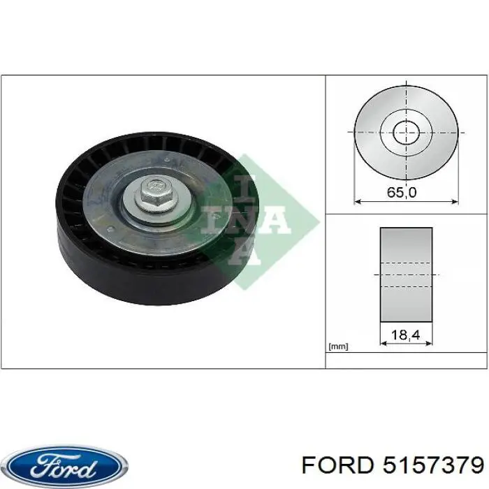  Rodillo intermedio de correa dentada para Ford Escape 