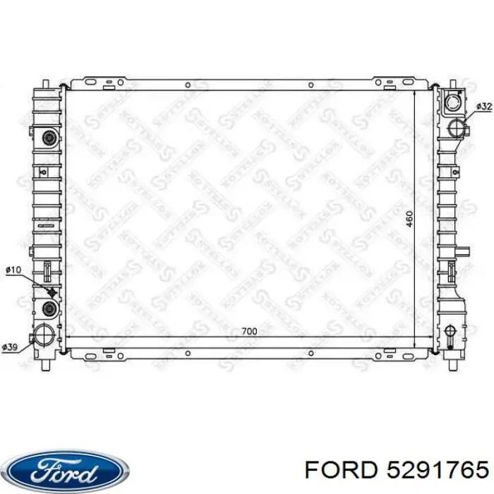 5291765 Ford radiador refrigeración del motor