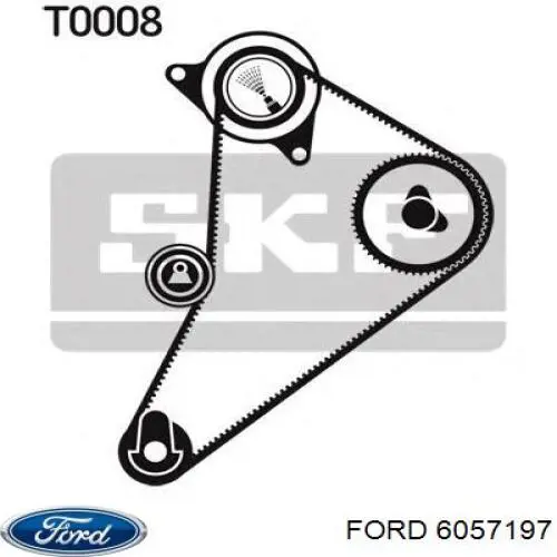  Correa distribucion para Ford Transit V