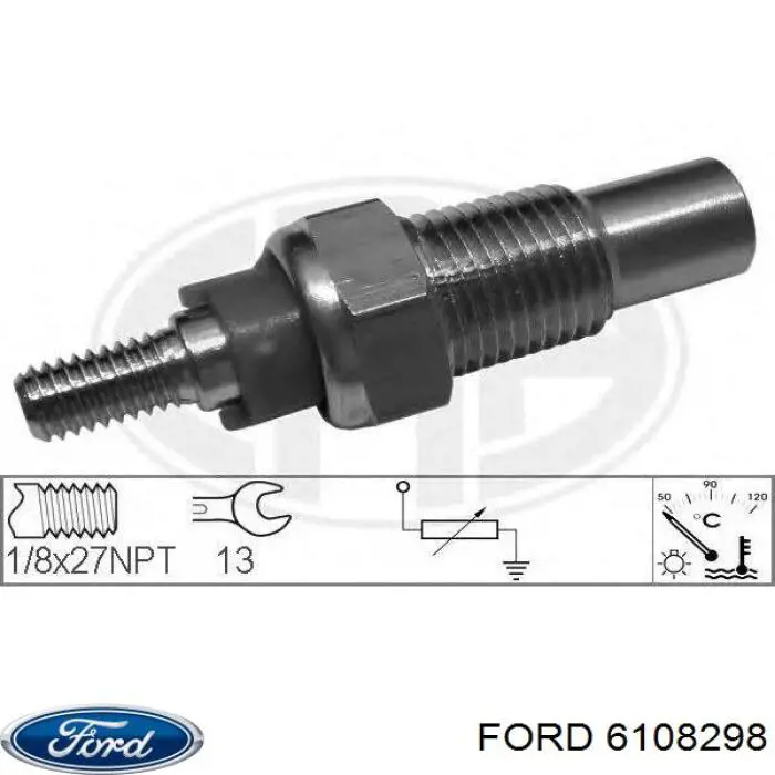 6108298 Ford sensor de temperatura del refrigerante