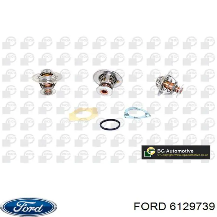 6129739 Ford termostato, refrigerante