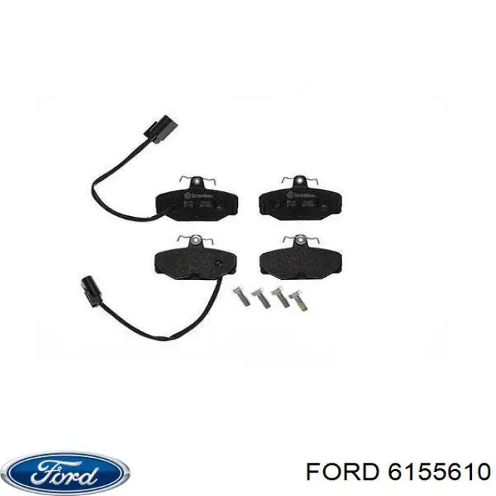 6155610 Ford pastillas de freno traseras