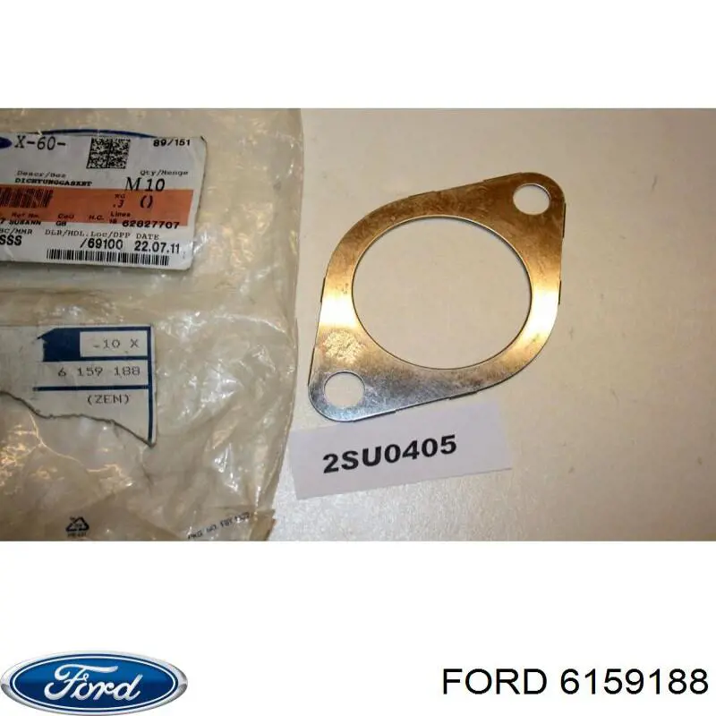 6159188 Ford junta de tubo de escape silenciador