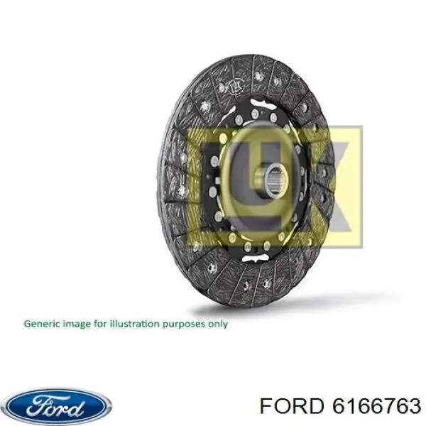 6166763 Ford disco de embrague