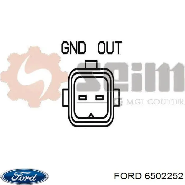 6502252 Ford sensor de posición del cigüeñal